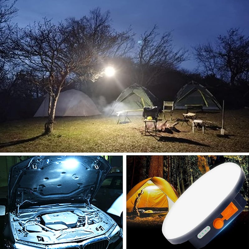 iodoo 7800mAh 3000LM Flashlight Portable LED Camping Lantern Rechargeable Light 30W with Digital Power Display and Magnet , IPX5 Waterproof Tent Lights Power Failure Emergency Light - Image 5